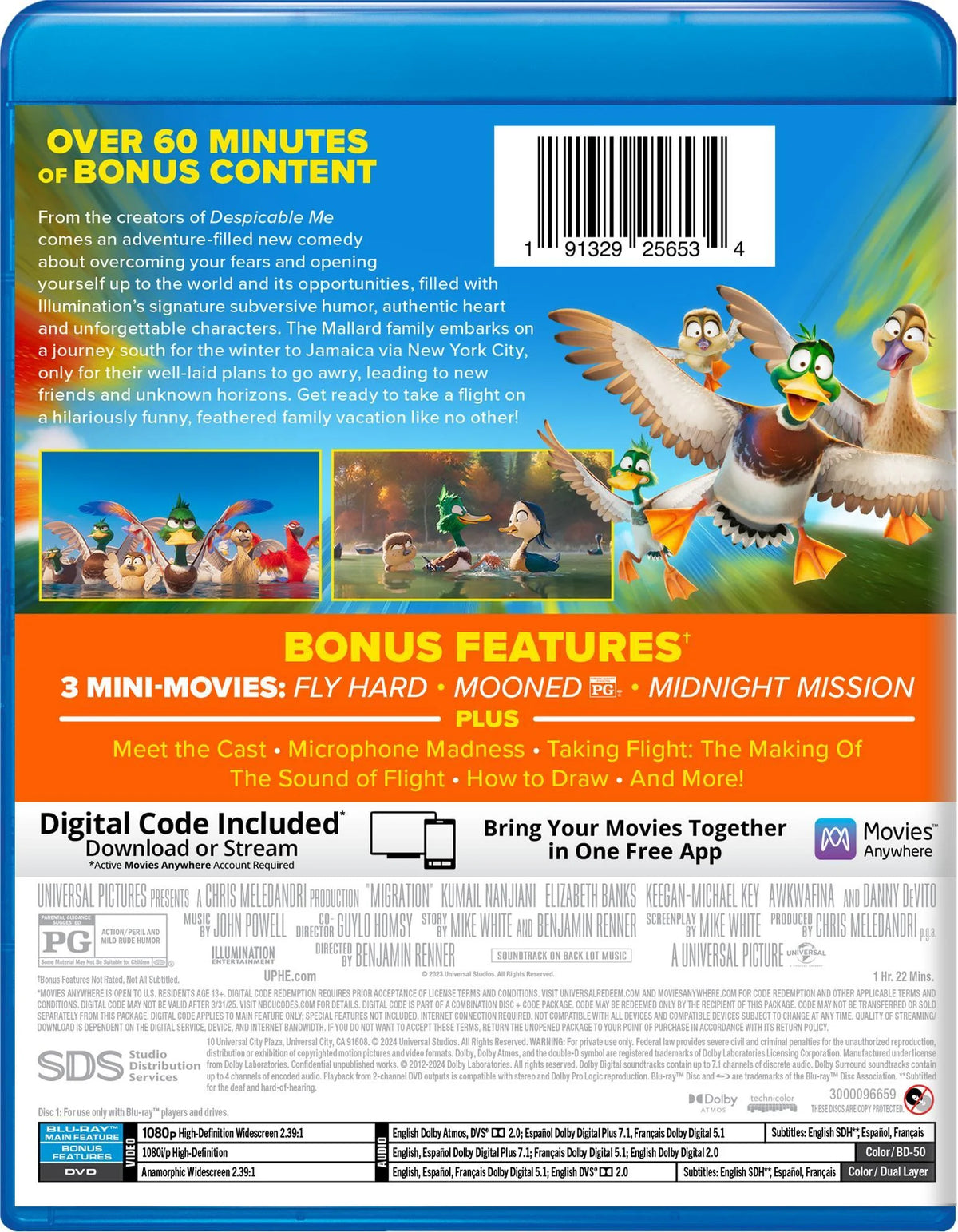 Migration Blu-ray + DVD + Digital Copy F58293