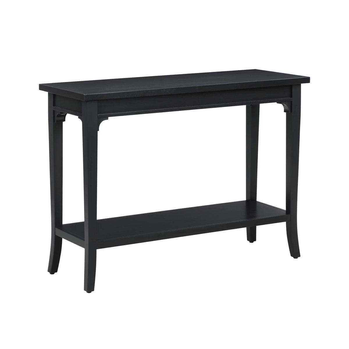 Console Table with Lower Shelf and Solid Wood Frame D10195