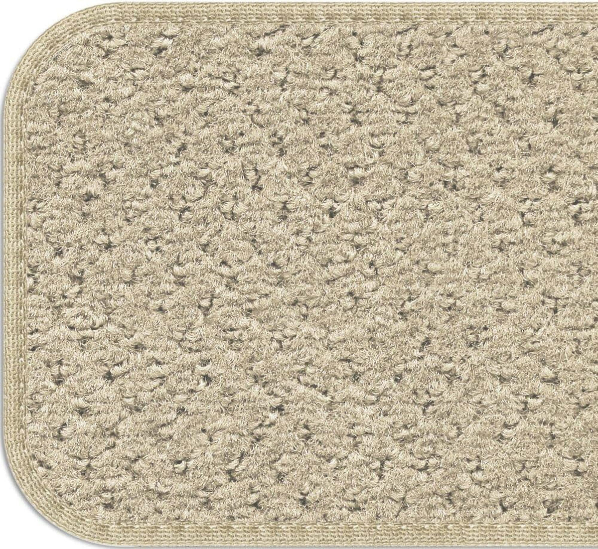 Set Of 15 Attachable Carpet Stair Treads And Matching Landing Rug W799