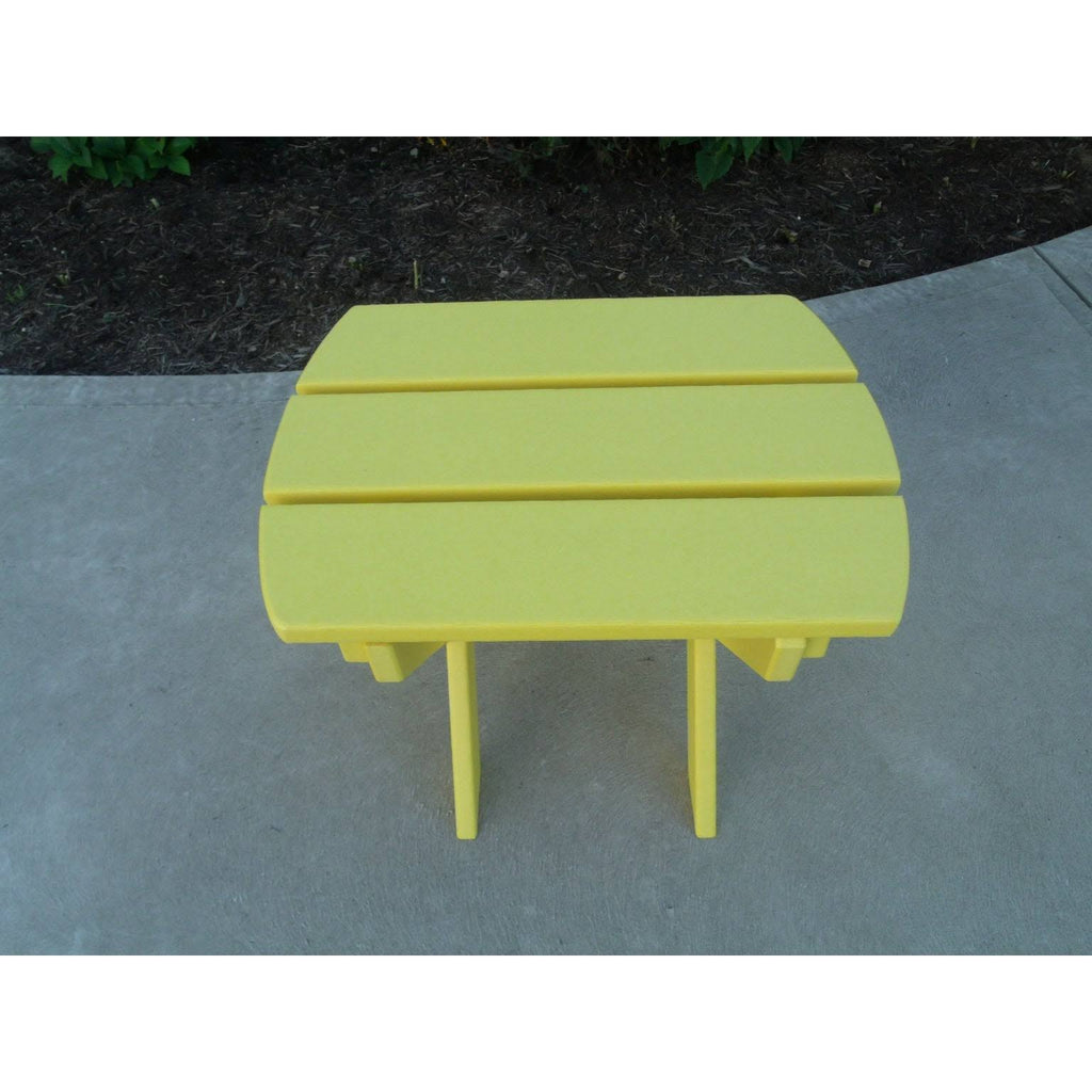 Lime Green Recycled Poly Lumber Folding End Table E2790