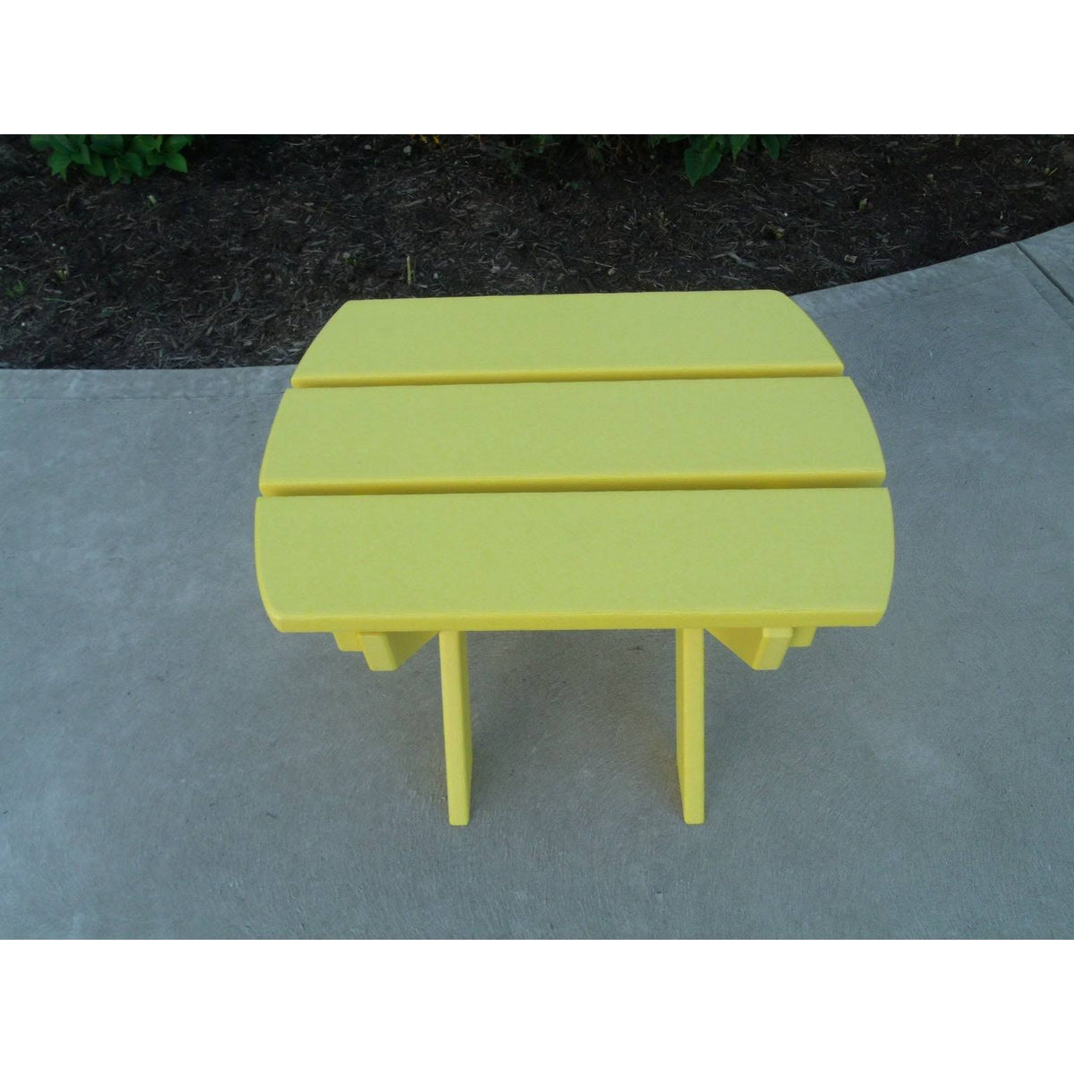 Lime Green Recycled Poly Lumber Folding End Table E2790