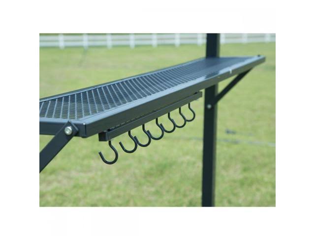 Brown BBQ Grill Gazebo Barbecue Canopy Tent with Air Vent R67494
