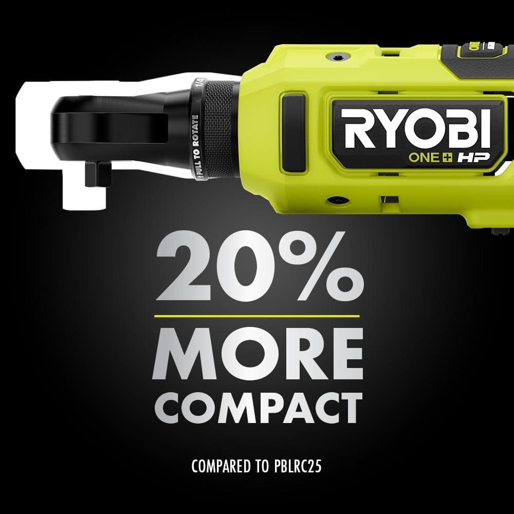 18V 1/4" Brushless Cordless Compact Electric Ratchet Kit with 2.0Ah Lithium Battery and Charger W51967