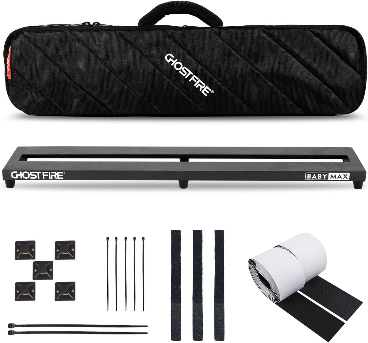 Aluminum Alloy Effect Pedalboard with Carry Case O4509