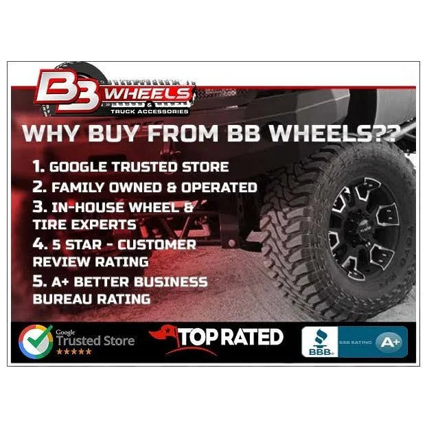Vision Soft 8 85 Wheel 17x9 6x135 Black -12mm Offset B16938