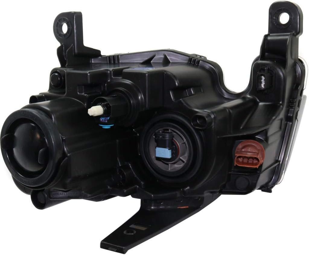 Jeep Grand Cherokee Passenger Side Black Bezel Halogen Headlight Assembly C186016
