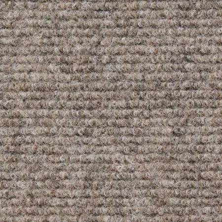 Brown 6 Feet x 20 Feet Indoor Outdoor Carpet with Rubber Backing Z292087