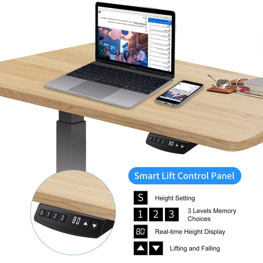 L-Shaped Electric Height Adjustable Standing Desk W74211