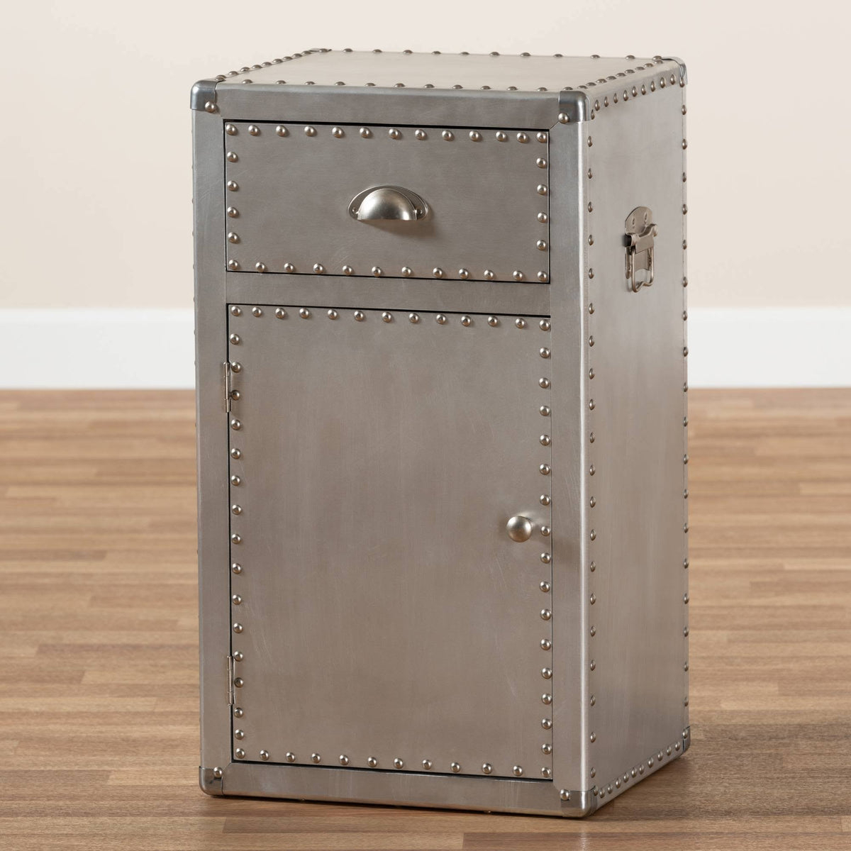 Metal 1-Door Accent Storage Cabinet A3728