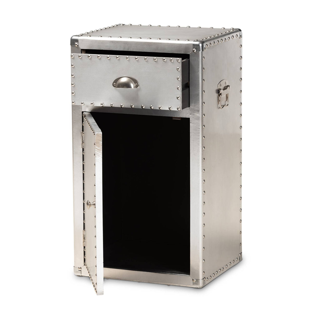 Metal 1-Door Accent Storage Cabinet A3728