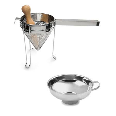 Stainless Steel Canning Bundle, Funnel and 3-Piece Chinois Set T42704