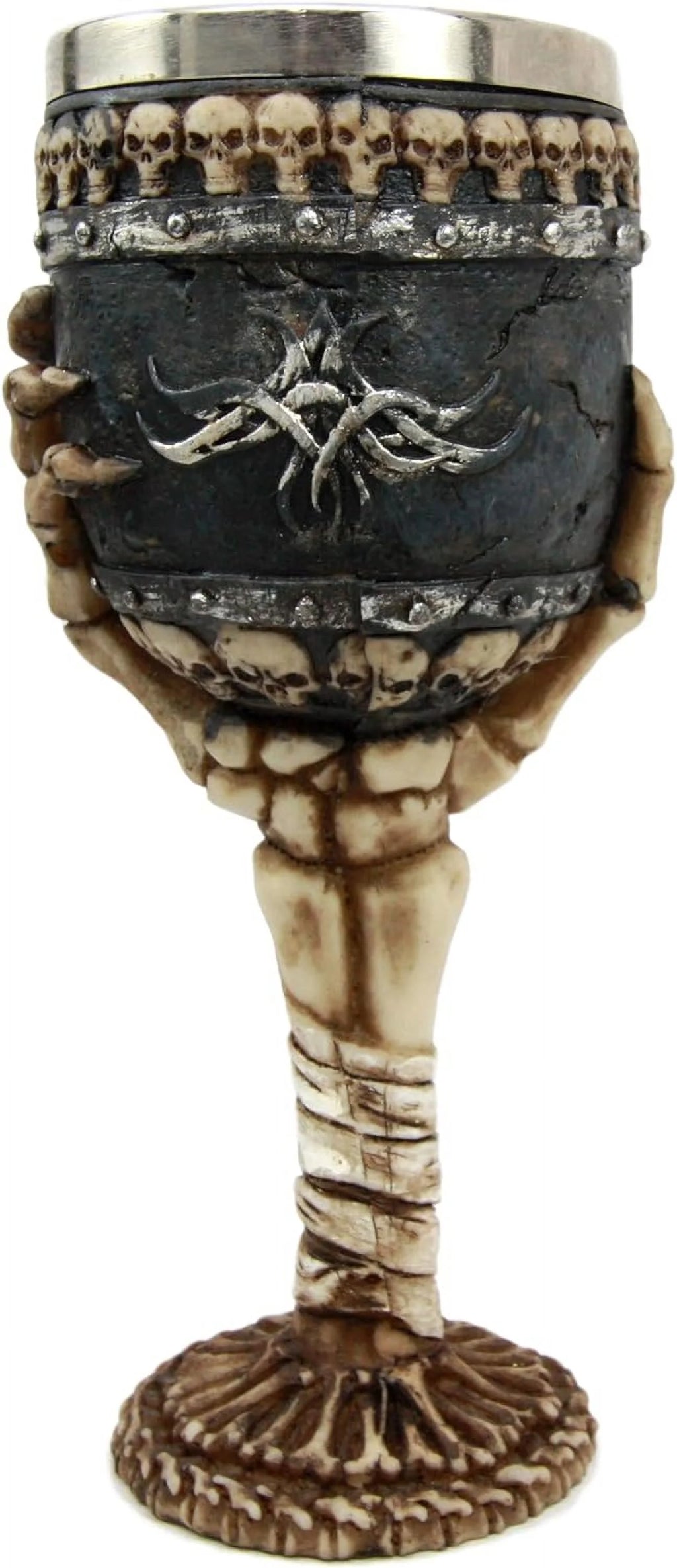 Skeletal Hand 6Oz Wine Chalice Goblet L5179