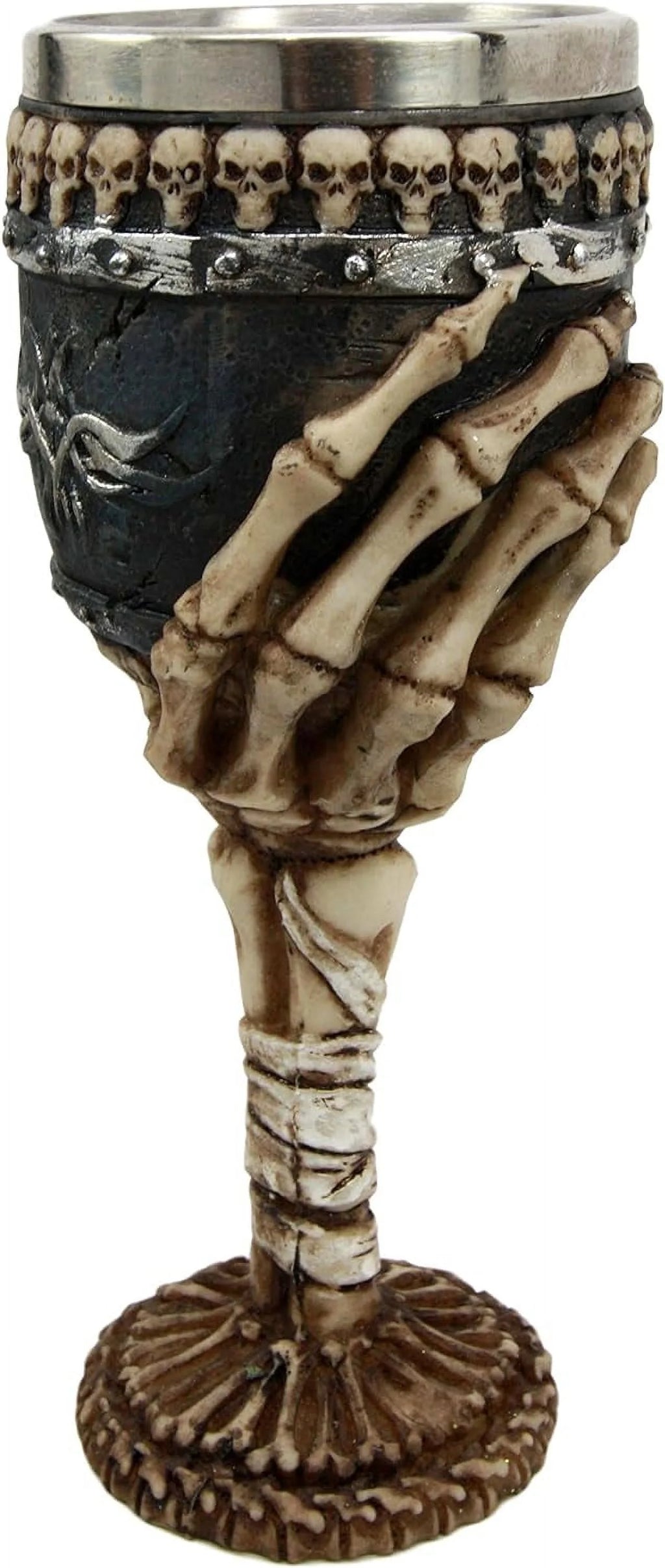 Skeletal Hand 6Oz Wine Chalice Goblet L5179