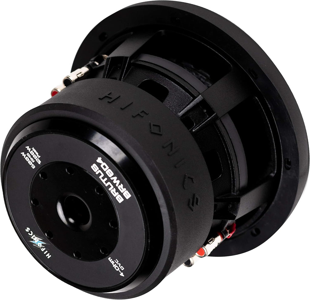 2 x 8 Inch Dual 4 Ohm Car Audio Subwoofer with Aluminum Die-Cast Basket Y102