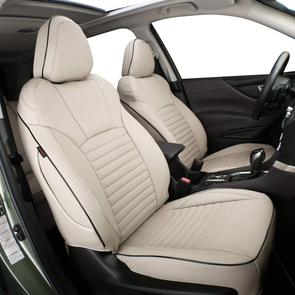 Black Leatherette Car Seat Covers B647