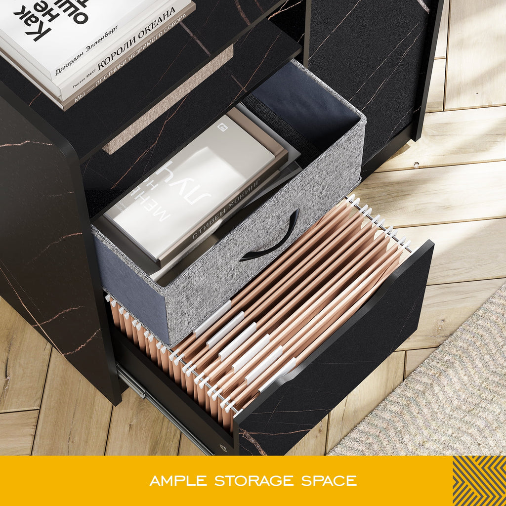 Wood Mobile Printer Stand with Drawer Q72273