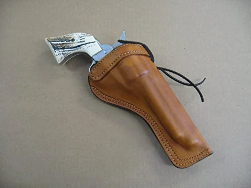 Tan Leather Cross Draw Holster for Revolver P873