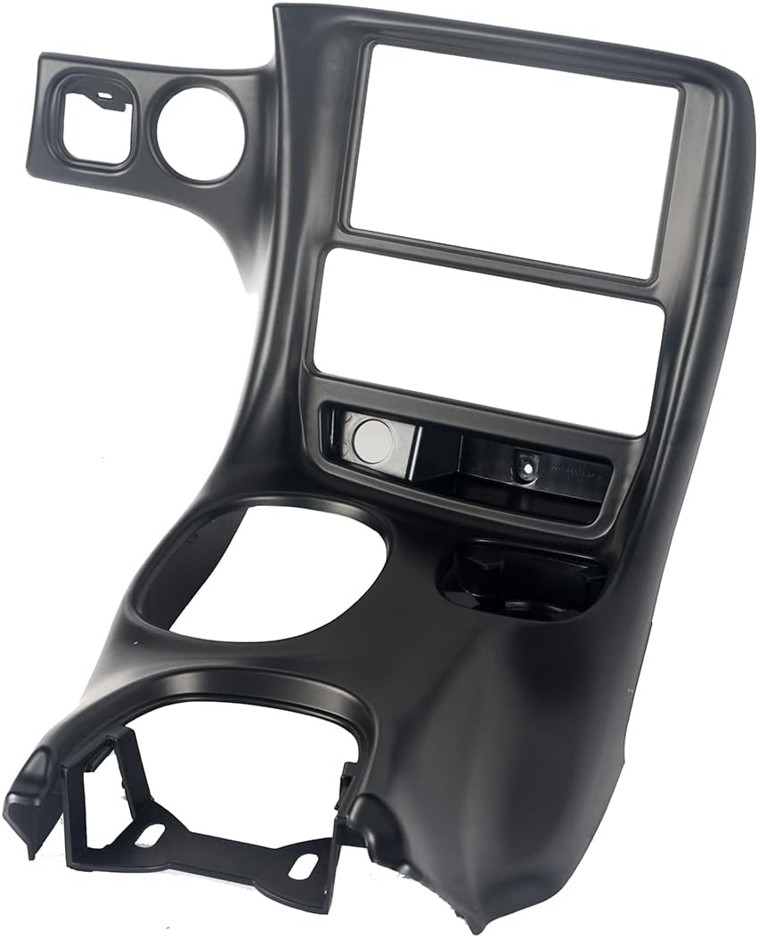 Matte Black Double Din Dash Installation Kit for Chevy Corvette C5 S988209