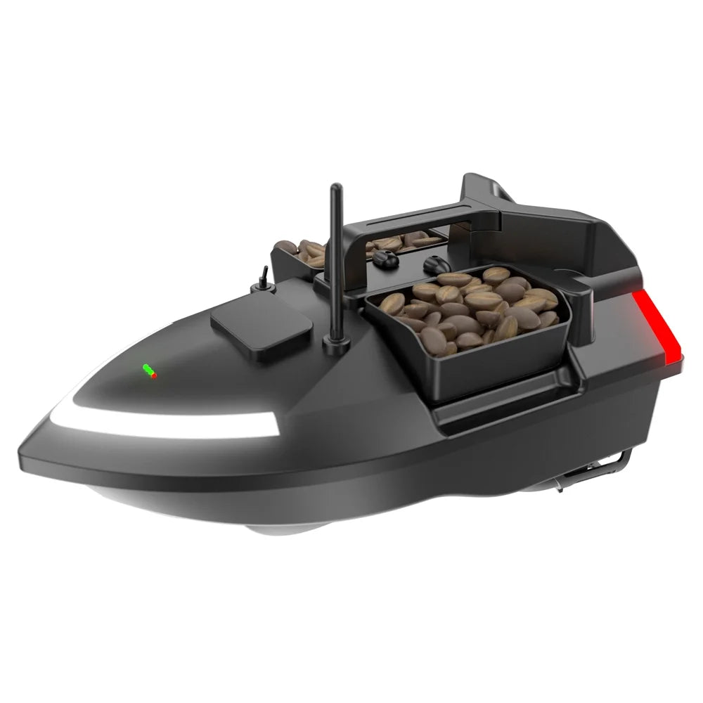 GPS Fishing Bait Boat 500m Remote Control Dual Motor Fish Finder 2KG Loading Support with Night Light B492