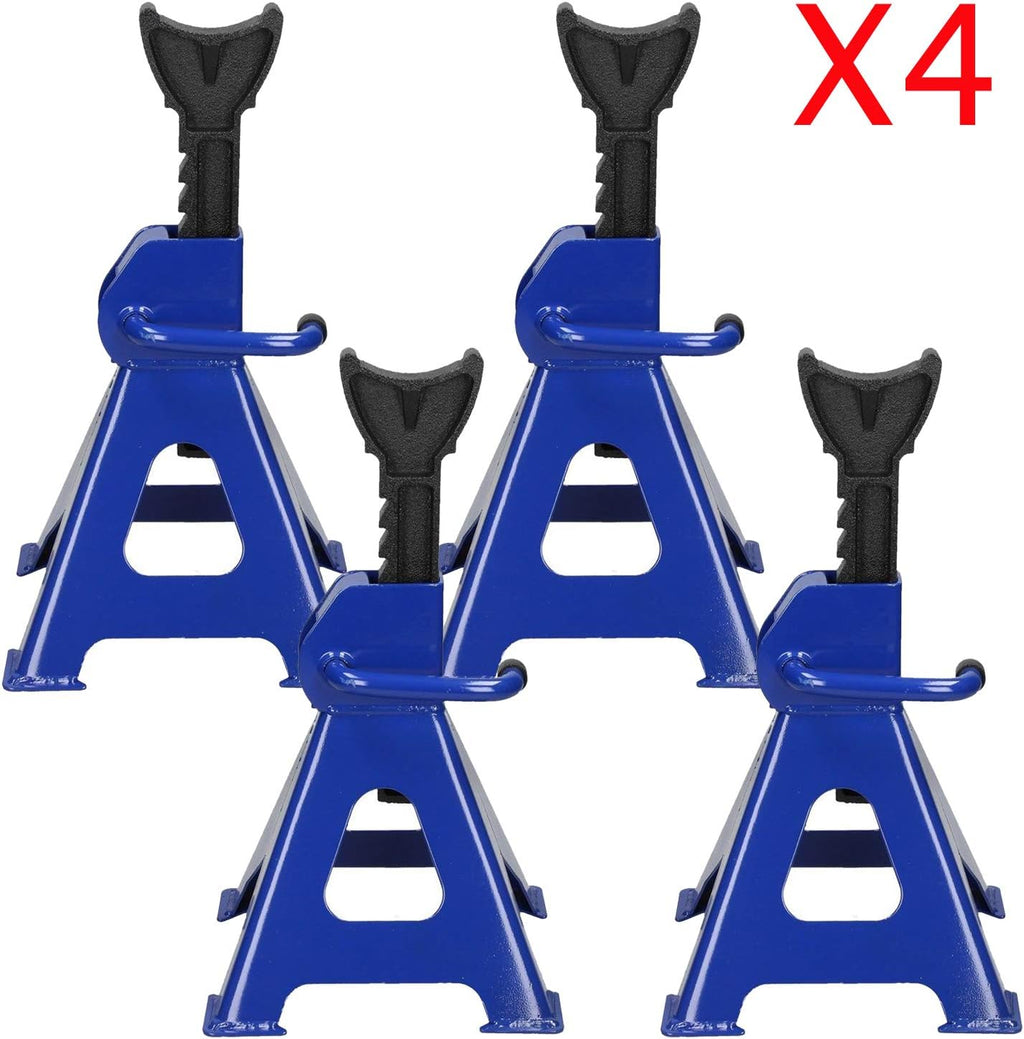Jack Stands Set of 4PCS, Heavy Duty Steel Adjustable Height 6 Ton C61072