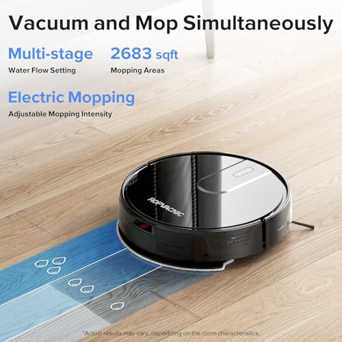Robot Vacuum and Mop Combo with 4000Pa Suction G23693