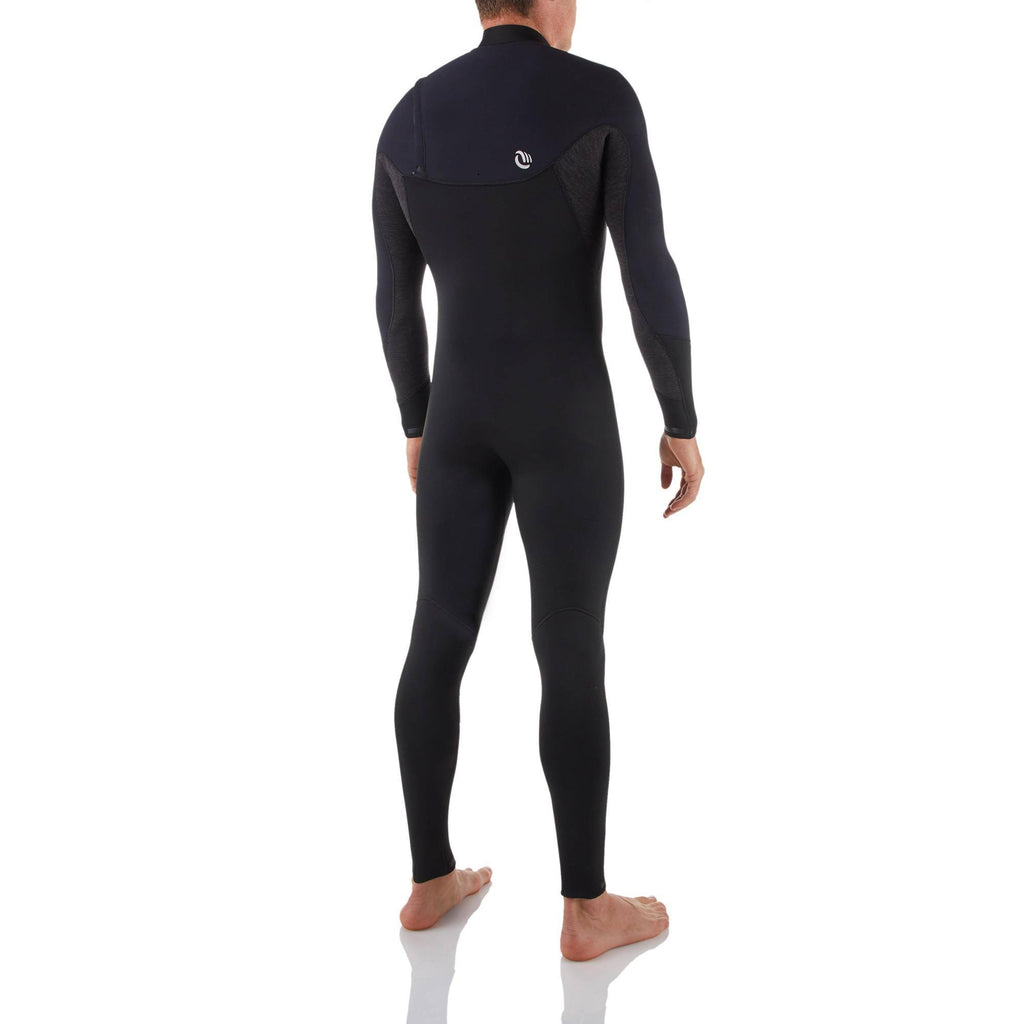 Black 4/3 mm Neoprene Surfing Wetsuit I2874