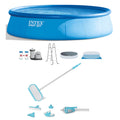 18'x48 Inflatable Pool with Pump, Ladder & Maintenance Kit J5110