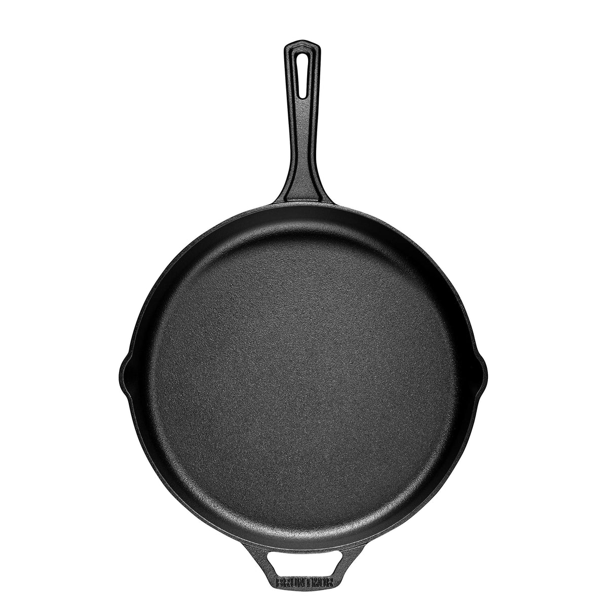12'' Black Cast Iron Frying Pan Y713