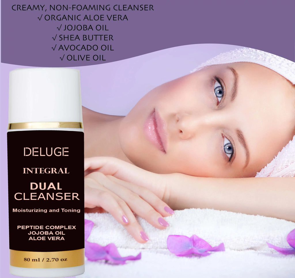 Cream Cleanser with Peptides Amino Acids Shea Butter Jojoba Oil J64867