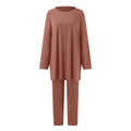 Oversized T Shirt Tops Long Pants 2 Piece Outfit Set N10021