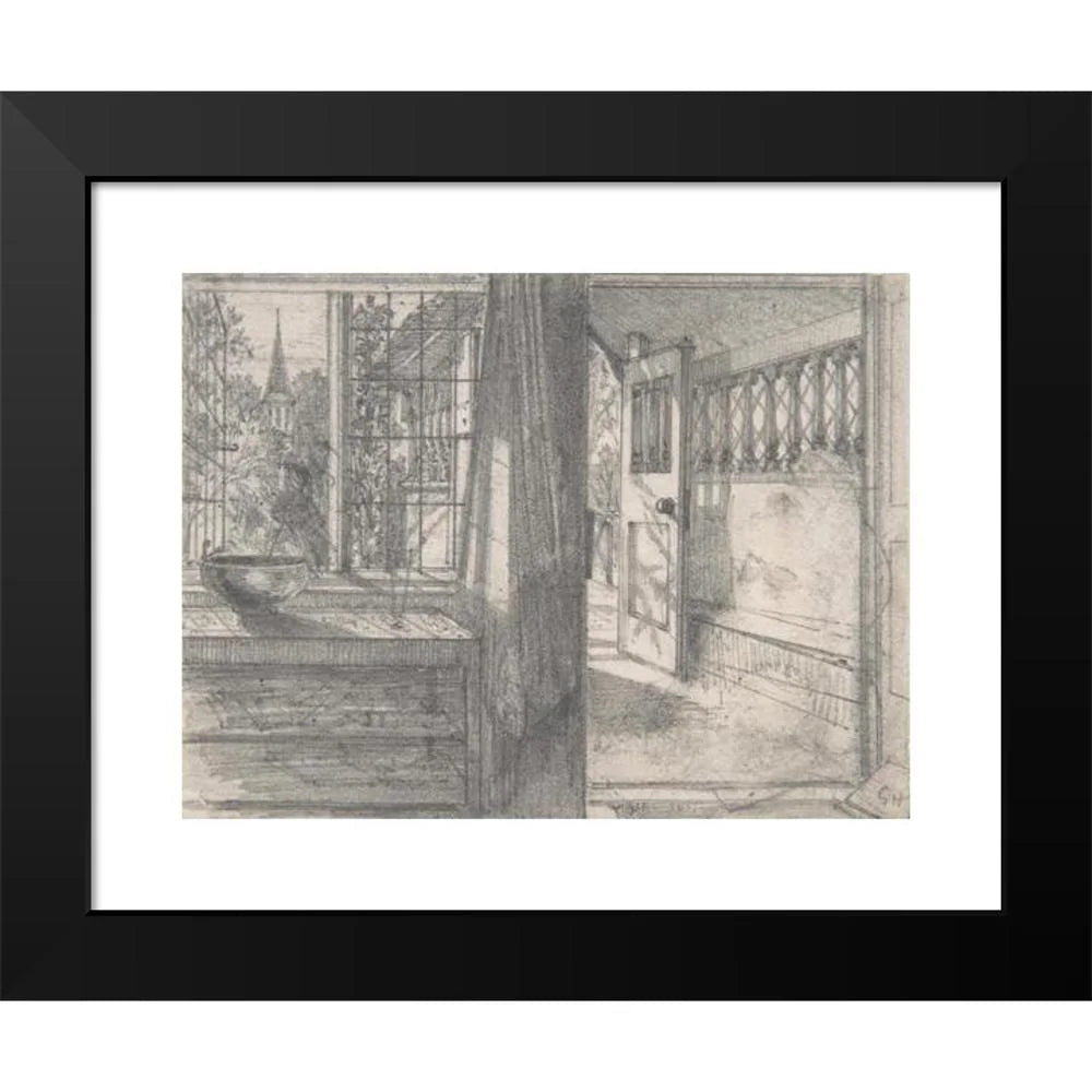 Black Modern Framed Museum Art Print T63313