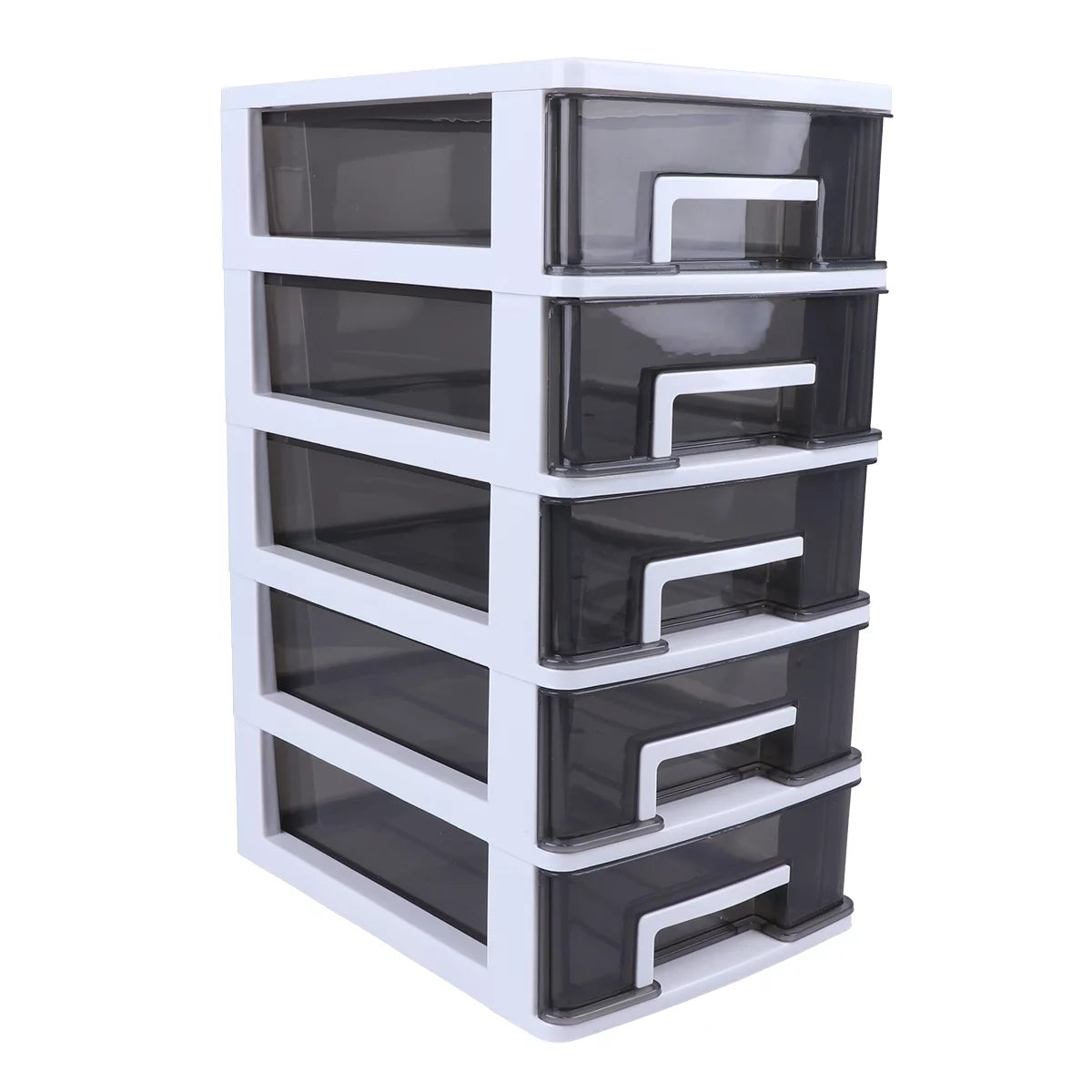 White Four-layer Plastic Storage Cabinet H2603