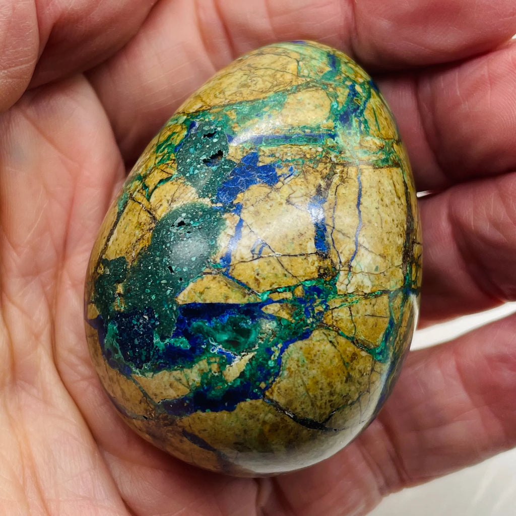 Green Blue Tan 163g Egg Y6290