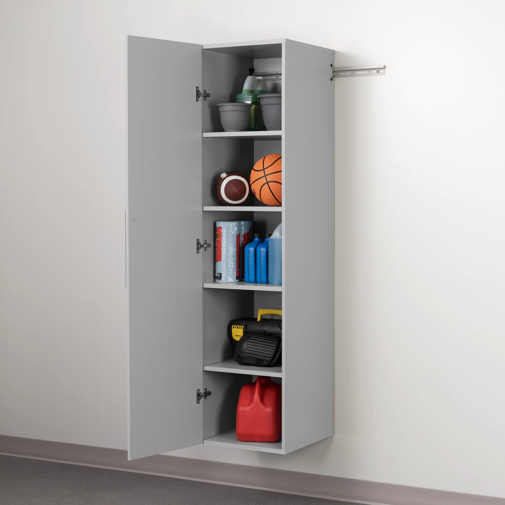 Light Gray Wall Mounted Garage Storage Cabinet A2862