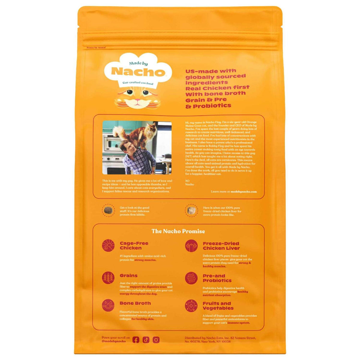 Dry Cat Food with Freeze Dried Raw Kibble G599