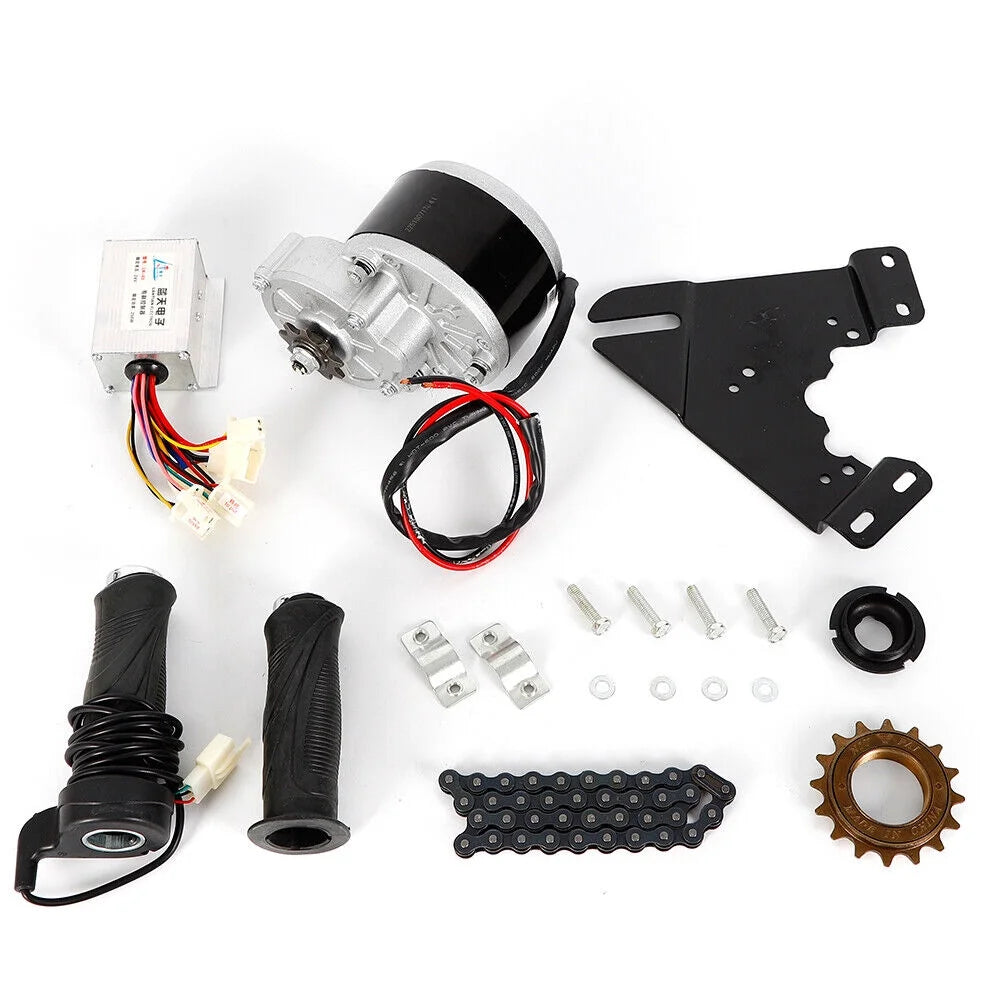 24V 250W Electric Bicycle Conversion Kit with Chain Motor Controller Freewheel H27031