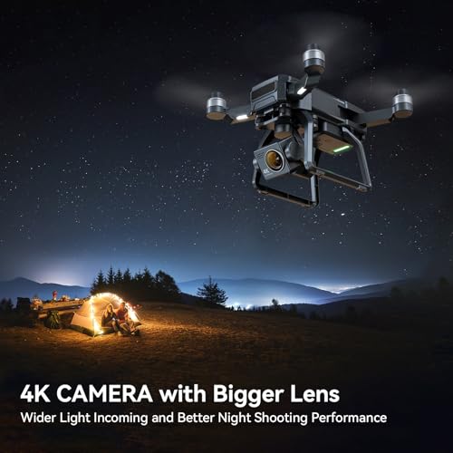 6K UHD Camera Drone with 3-Axis Brushless Gimbal and GPS Smart Control K201608