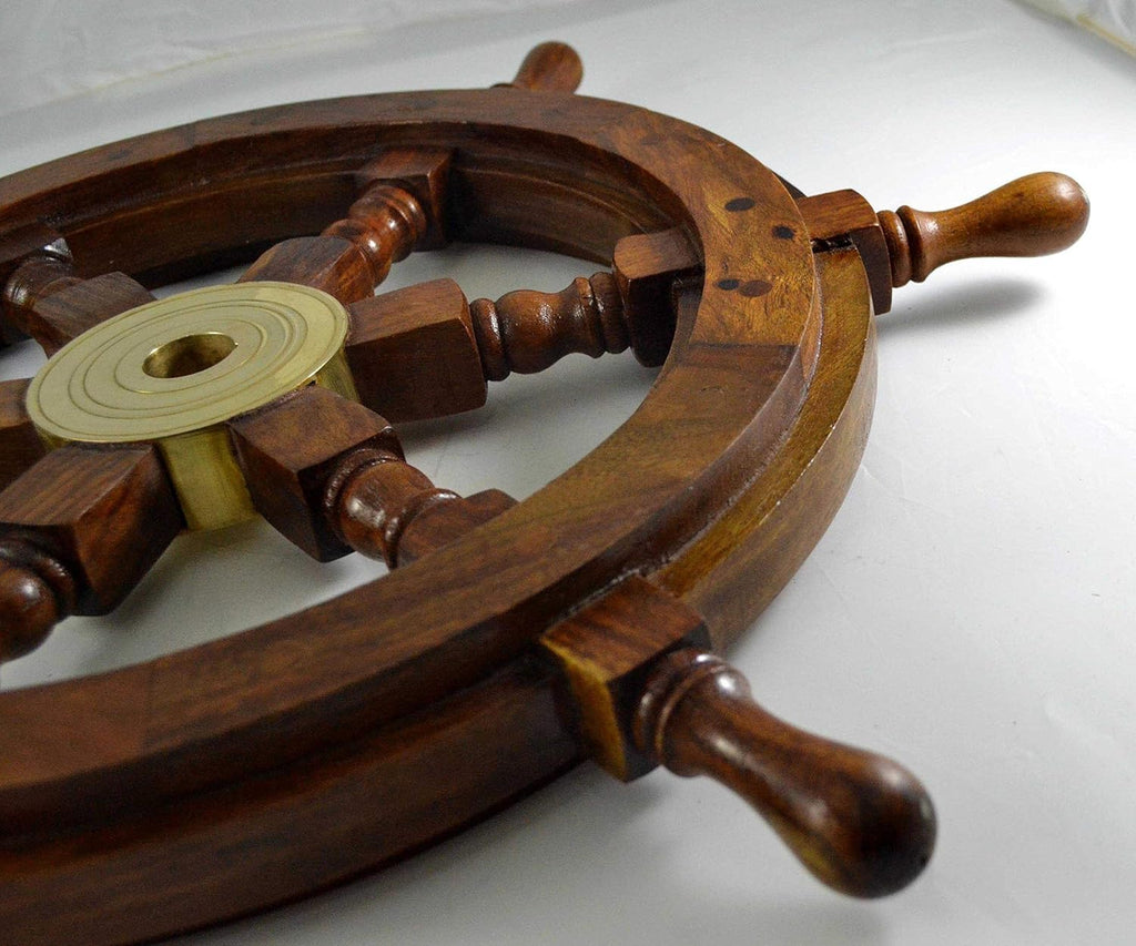 Wooden Ship Wheel 24 inch F6788