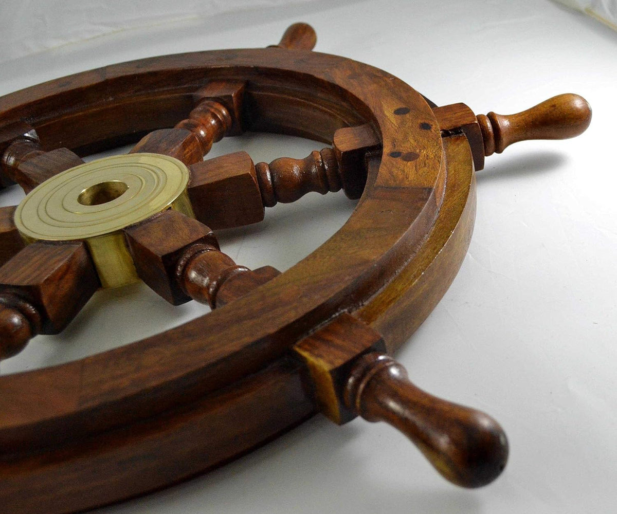 Wooden Ship Wheel 24 inch F6788