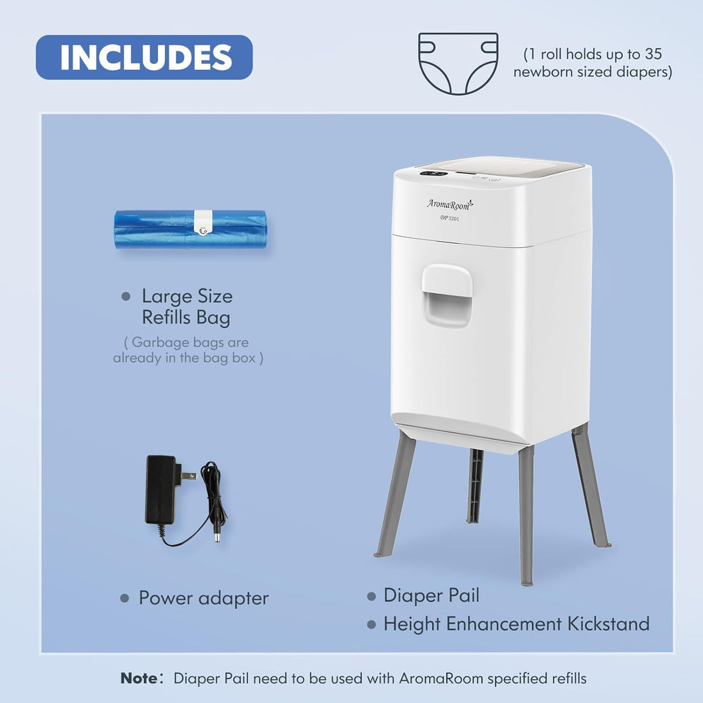 Diaper Pail Odor-Locking Individually Sealed Baby Diaper Pail Smart Trash Can Full-Automatic Packing Self-Changing C687