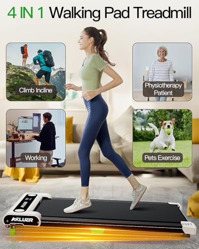 2.5 HP Under Desk Treadmill with Remote Control and LED Display K96131