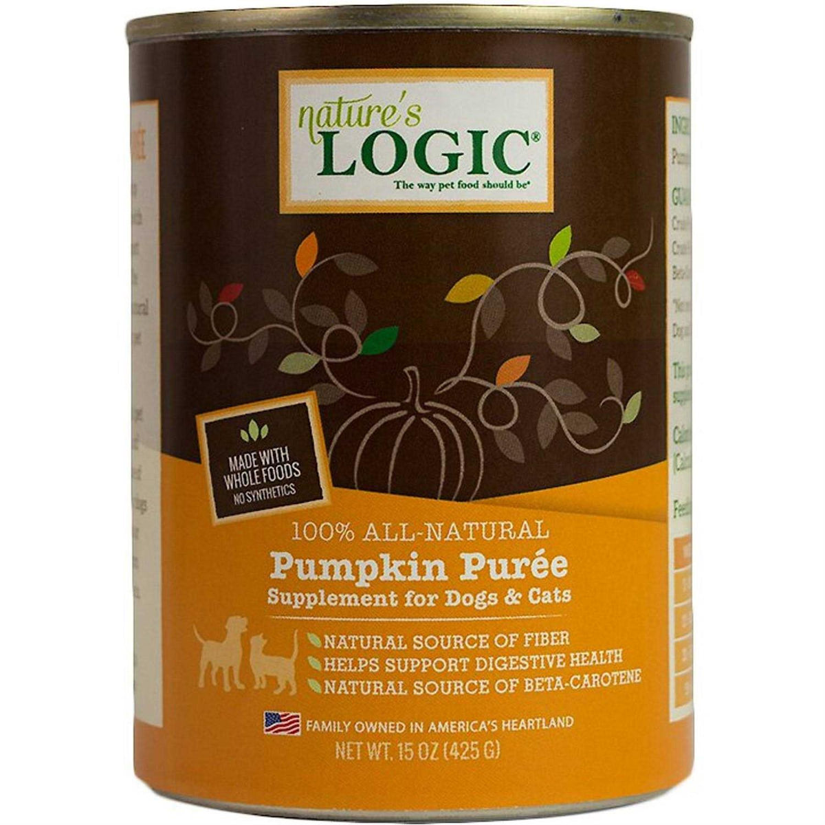 Pumpkin Puree Dog & Cat Food Supplement U701702