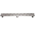 2x22 Linear Grid Shower Drain Z878