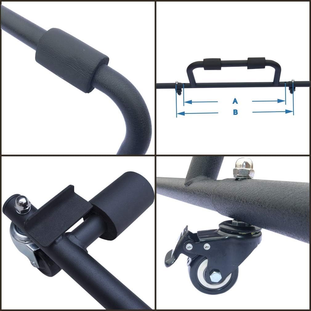 Hard Top Carrier Storage Cart Steel Rack Sliding N1108