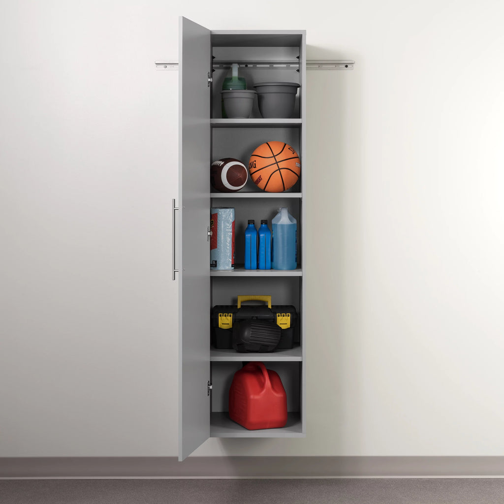 Light Gray Wall Mounted Garage Storage Cabinet A2862
