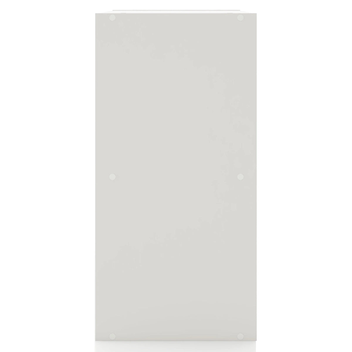 White 2-Tier Wood Bookcase T6942