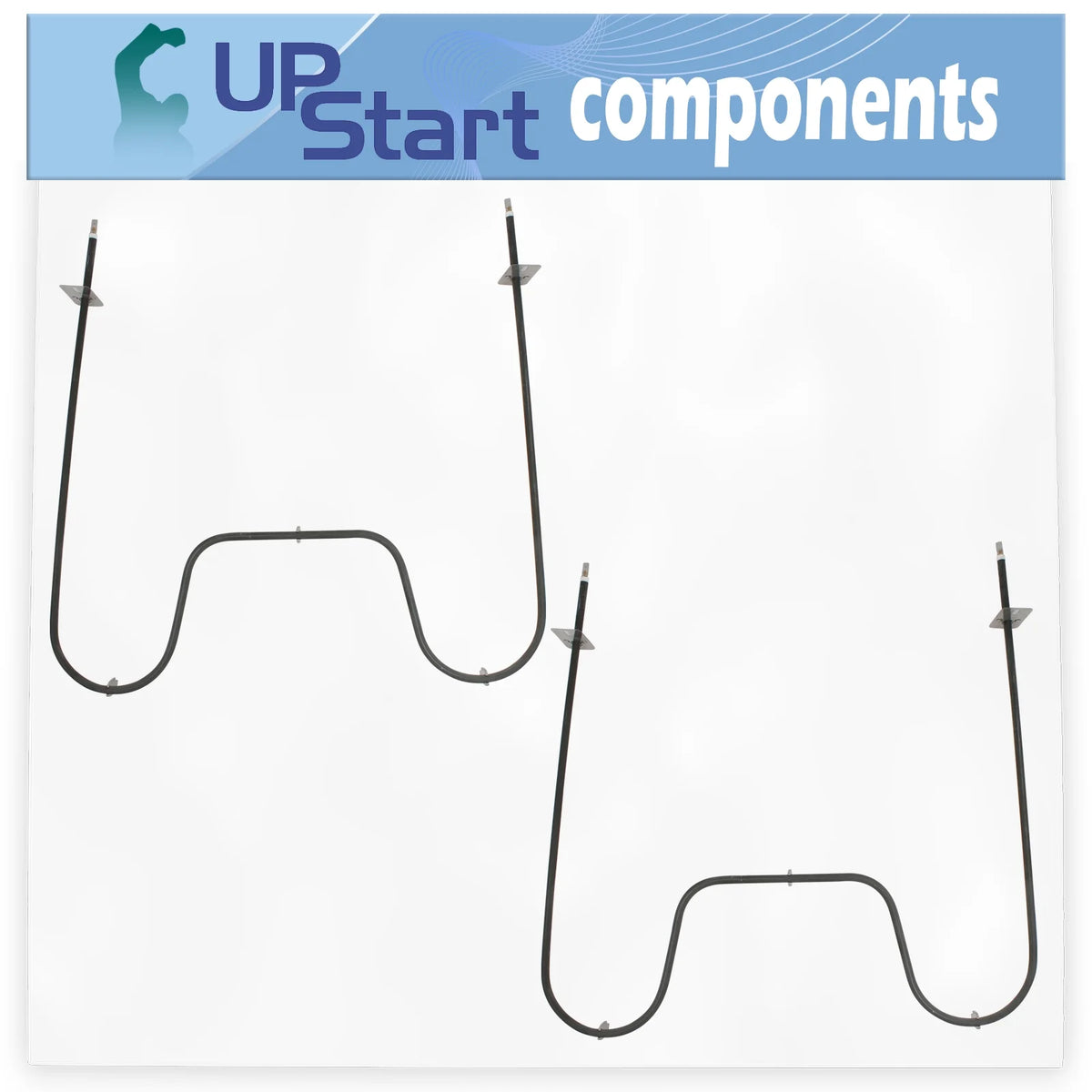 2-Pack Bake Element Replacement for Range Heating Element I286