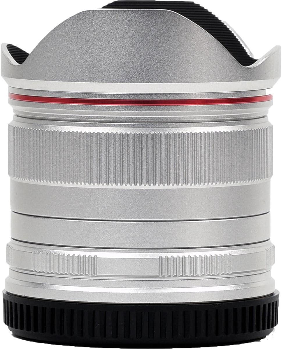 7.5mm f/2 Lens for Micro Four Thirds Mount, Silver Z3887