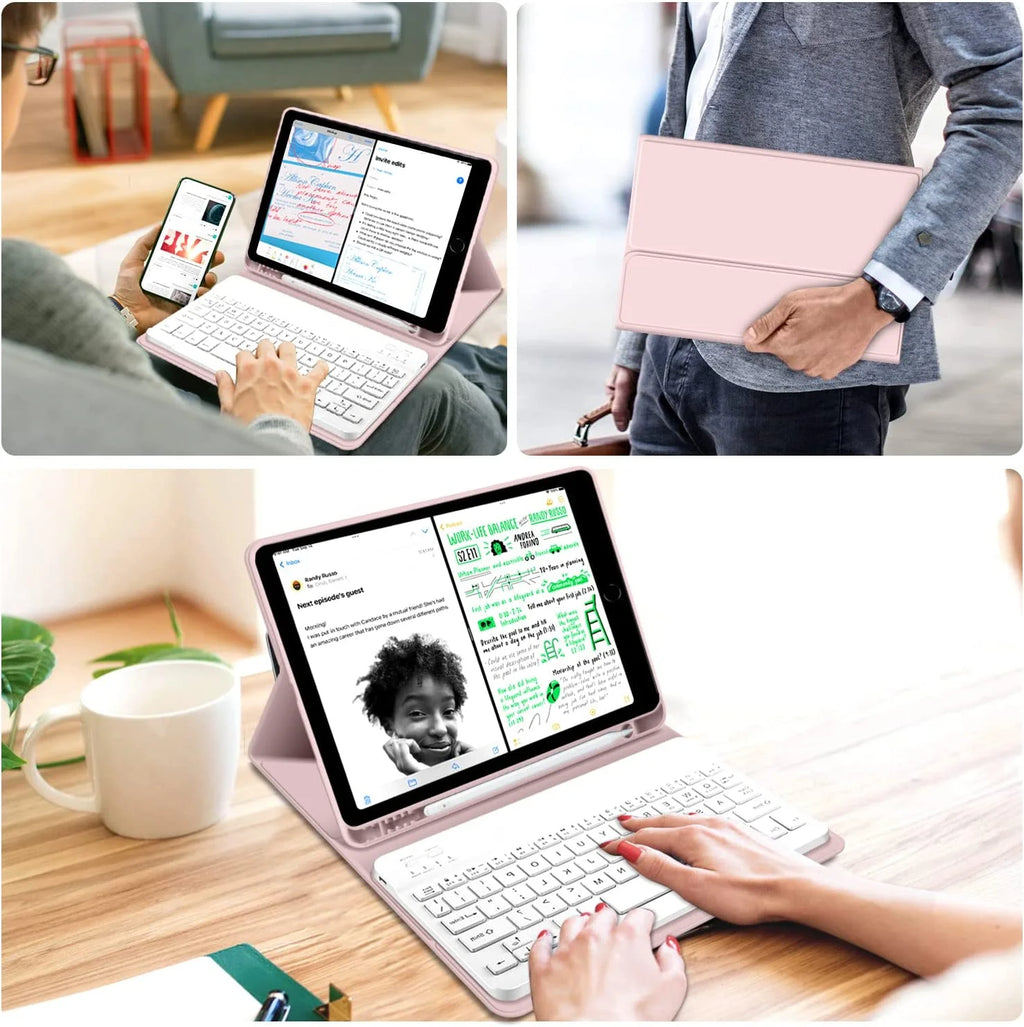 Keyboard Case with Pencil Holder for iPad 9.7 Inch P62660