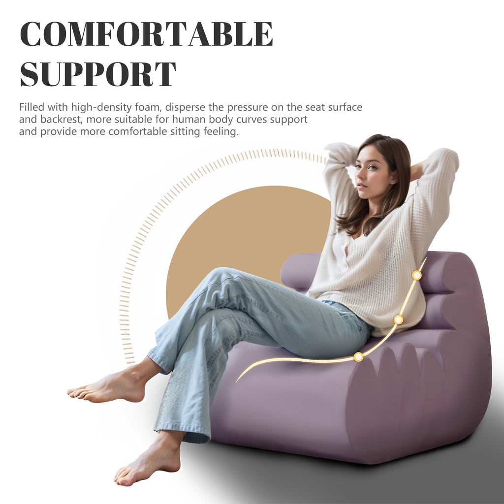 Bean Bag Chair with High-Density Foam Filling Y488